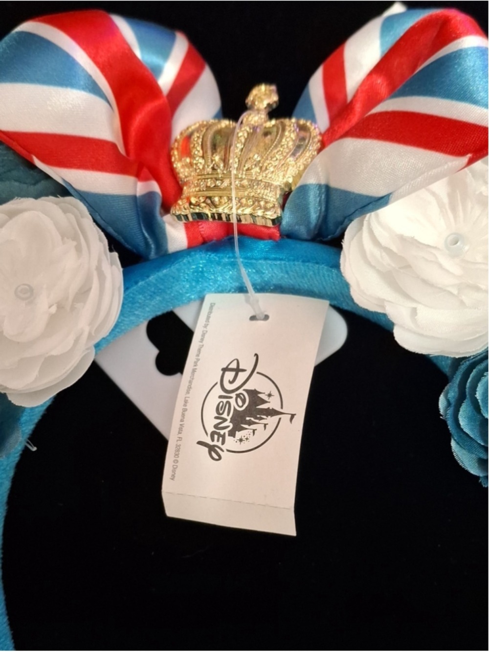 Disney British Queen Minnie mouse ears NWT - Picture 2 of 4